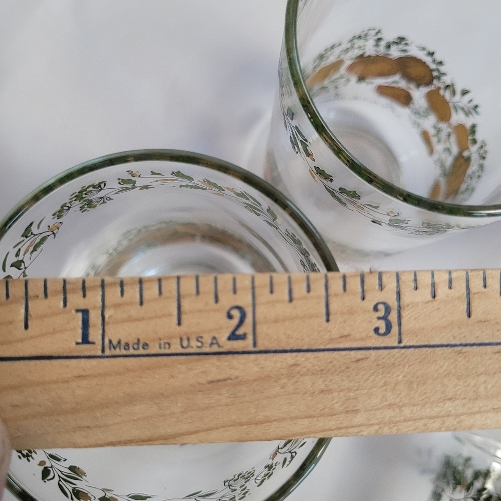 Vintage Libbey Bonne Sante Spice of Life 12oz Glasses Set of 5 - Picture 9 of 9